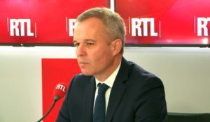 Sur RTL, François de Rugy juge "un peu faciles" les critiques de Nicolas Hulot"