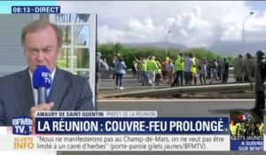 "Les violences urbaines semblent avoir nettement diminué ces deux dernières nuits" déclare le préfet de La Réunion