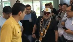 Diego Maradona attire déjà les foules au Mexique