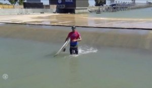 Adrénaline - Surf : Sebastian Zietz with a 7.33 Wave from Surf Ranch Pro, Men's Championship Tour - Final Round