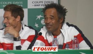 Noah «Benoît Paire ne peut pas casser plus de trois raquettes par set» - Tennis - Coupe Davis