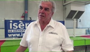 Michel Gentile présente l'ouverture de la saison à Saint-Pierre de Chérennes , Super 16 masculin, Saint-Pierre de Chérennes 2018