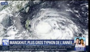 Mangkhut, le plus gros typhon de l'année arrive sur les Philippines