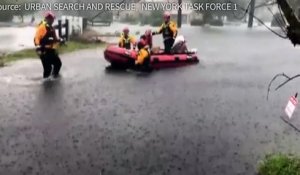Tempête Florence: des sauveteurs de New York en Caroline du Nord
