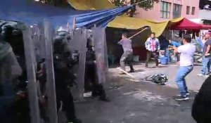 Affrontements à Mexico City en marge d'une évacuation