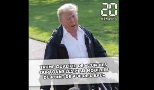 Donald Trump qualifie Florence de «l'un des ouragans les plus mouillés du point de vue de l'eau»