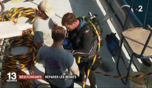 Méditerranée : réparer les dégâts causés par des pneus immergés