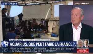 Aquarius: "À titre humanitaire nous demandons exceptionnellement à la France de nous accueillir" explique Francis Vallat (SOS Méditerranée)