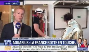 Aquarius à Marseille: "La France se défausse, ce n'est pas acceptable", estime le député LFI Adrien Quatennens