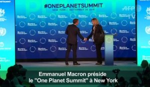 Emmanuel Macron préside le "One Planet Summit" à New York