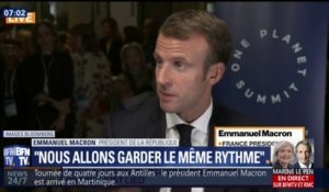 Emmanuel Macron ne souhaite pas donner "d'argent aux gens" pour être populaire, a-t-il défendu à la télé américaine