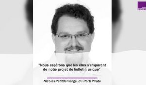 Nicolas Petitdemange : "Nous espérons que les élus s’emparent de notre projet de bulletin unique"
