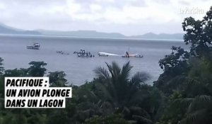 Un Boeing plonge dans un lagon du Pacifique, les passagers indemnes