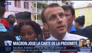 Emmanuel Macron joue la carte de la proximité