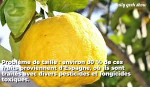 80 % des citrons vendus en France contiennent des produits toxiques