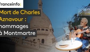 Mort de Charles Aznavour : hommages à Montmartre