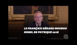 Le Français Gérard Mourou prix Nobel de physique 2018, avec un Américain et une Canadienne