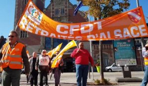 Les retraités manifestent à Colmar