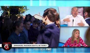 A la Une des GG : Emmanuel Macron doit-il se taire ? - 05/10