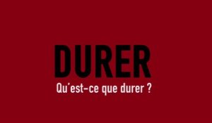 MOOC L’art moderne et contemporain en 4 temps - DURER - Qu'est-ce que durer ?