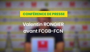 Valentin Rongier avant Bordeaux - FC Nantes