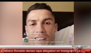 Cristiano Ronaldo répond dans une vidéo sur Instagram aux accusations de viol qui ont été portées contre lui