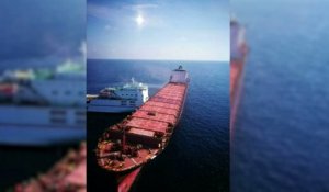 Les opérations de dépollution ont commencé après la collision entre deux navires au large de la Corse