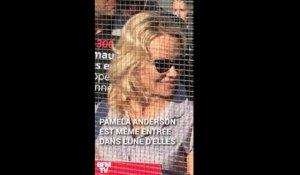 À Paris, Pamela Anderson s’affiche dans une cage pour la cause animale