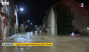 Aude: Inondations: Les images de sauvetage