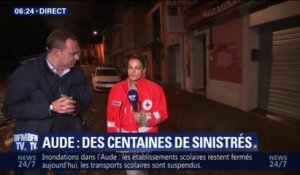 Inondations dans l'Aude: la Croix rouge a "besoin d'eau, de nourriture et de vêtements"
