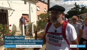 Lot-et-Garonne : un élu marche contre le suicide des agriculteurs