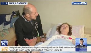 "Aude, le déluge": cet homme a sauvé in extremis sa voisine malade, prisonnière des inondations