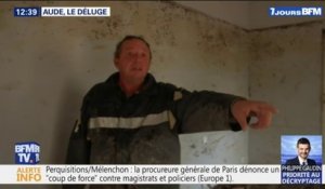 "Aude, le déluge": ce rescapé raconte comment "la porte a explosé" et la boue est arrivée