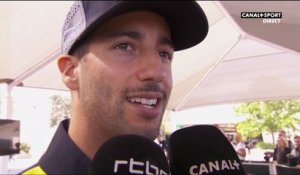 La réaction de Daniel Ricciardo