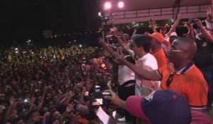 Andry Rajoelina en campagne à Tamatave