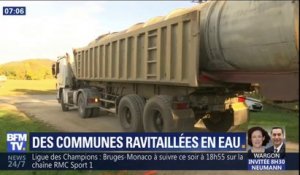 À cause de la sécheresse, plusieurs communes du Doubs se font ravitailler en eau... par camions