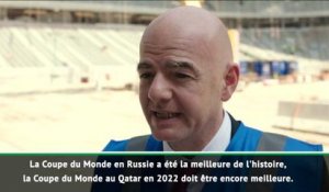 Coupe du Monde - Infantino : "Le Mondial 2022 au Qatar sera le meilleur de l'histoire"