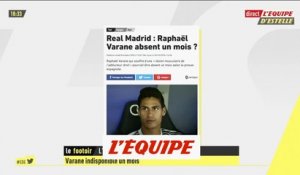 Varane absent un mois ? - Foot - ESP - Real Madrid