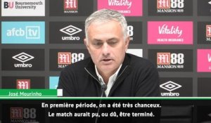 11e j. - Mourinho : ''On aurait dû perdre 6-2 à la pause''