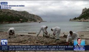 La plage de La Ciotat et plusieurs calanques interdites d'accès à cause de boulettes de pétrole
