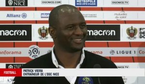 Ligue 1 - Vieira : "Très heureux et content de ce qu’on a montré"