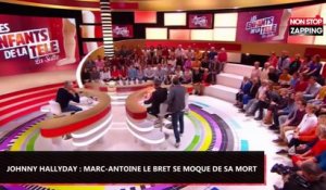 Johnny Hallyday : Marc-Antoine Le Bret se moque de la mort du chanteur (Vidéo)