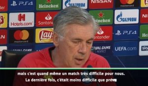 FOOTBALL: Ligue des Champions: Groupe C - Ancelotti : "Un match très difficile pour nous"