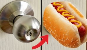Remplacer une poignée de porte grâce à un hot-dog