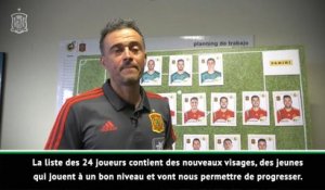 Espagne - Luis Enrique annonce sa liste avec des images Panini géantes