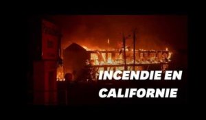 La Californie à nouveau ravagée par un incendie spectaculaire