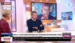 EXCLU - Jean-Michel Cohen répond en direct à Michel Cymès dans "Morandini Live"