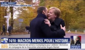 Angela Merkel, première chancelière à venir à Compiègne, 100 ans après l'Armistice