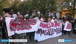 Marseille : les habitants ont marché pour exprimer leur tristesse et leur colère