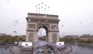 Les moments forts du centenaire de l'Armistice à l'Arc de Triomphe